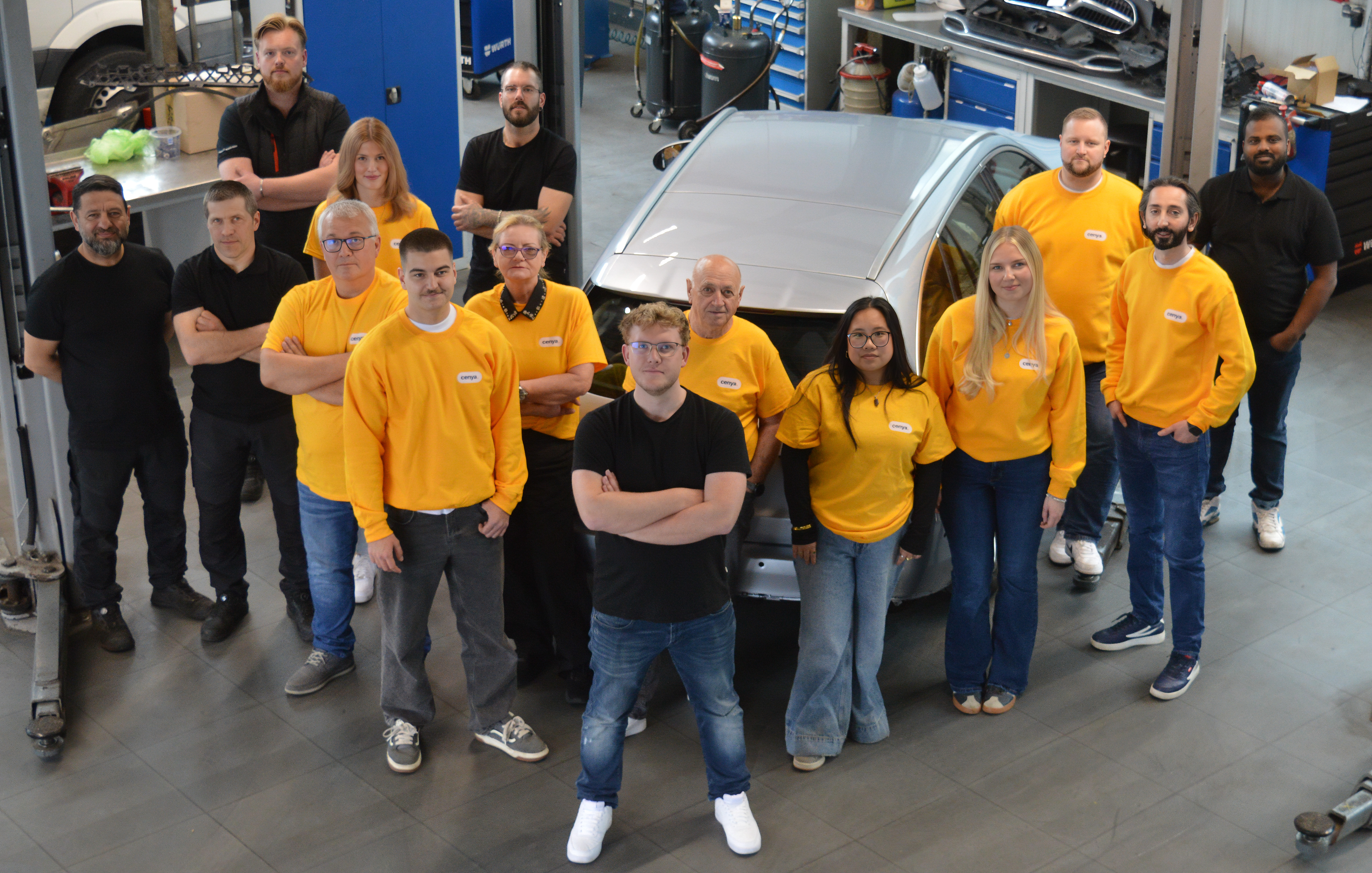 The cenya. team at the workshop